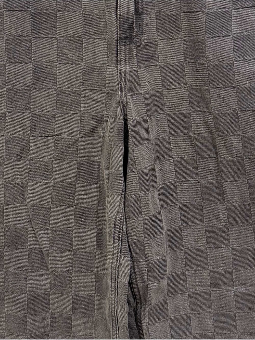 Vans sirelle baggy fit black & grey checkered jeans - Picture 3 of 12